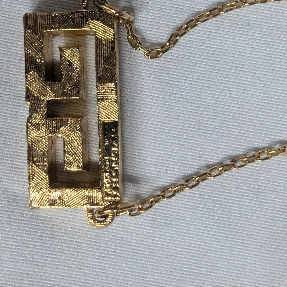 Givenchy Gold Rhinestone Necklace - Picture 5 of 7